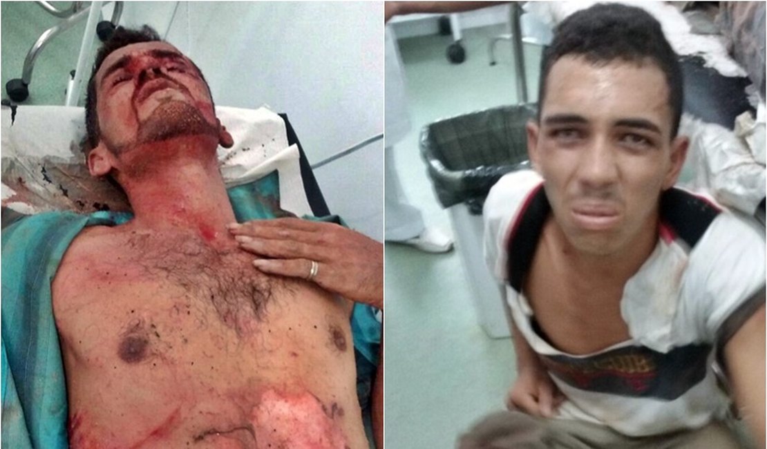 Suspeitos em assalto são agredidos por populares, em São Miguel dos Campos