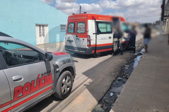 Homem é atingido com garrafa quebrada durante discussão em frente a bar no bairro Brasília