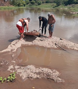 Cadáver é encontrado no Rio Mundaú, em União dos Palmares; vítima teria morrido afogada