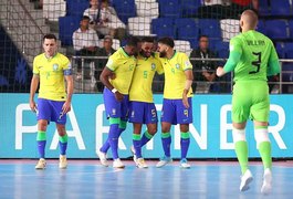 Brasil goleia a Costa Rica e vai às quartas da Copa do Mundo de Futsal