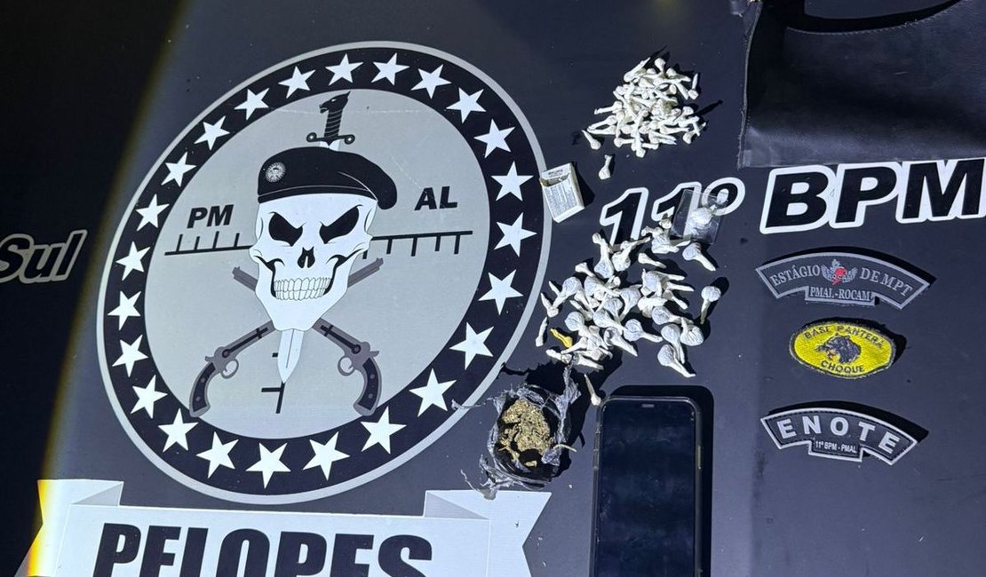 Militares do 11º Batalhão apreendem drogas em Piaçabuçu e Penedo