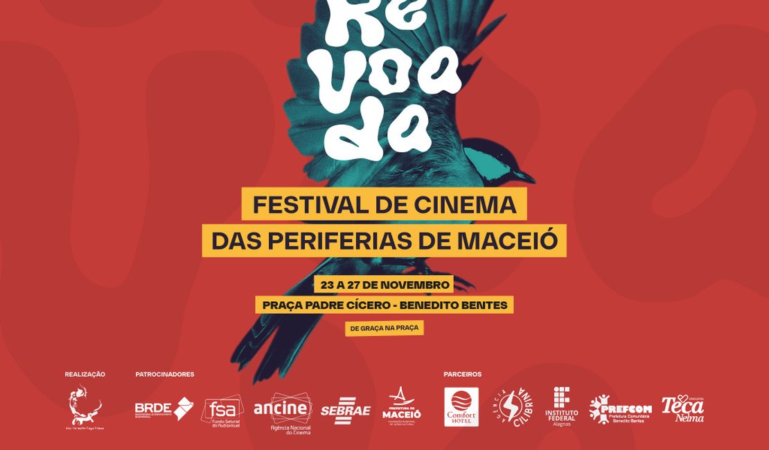 De 21 a 27: Festival Revoada realiza exibições de filmes, ciclos de formação e conferências de cinema em Maceió