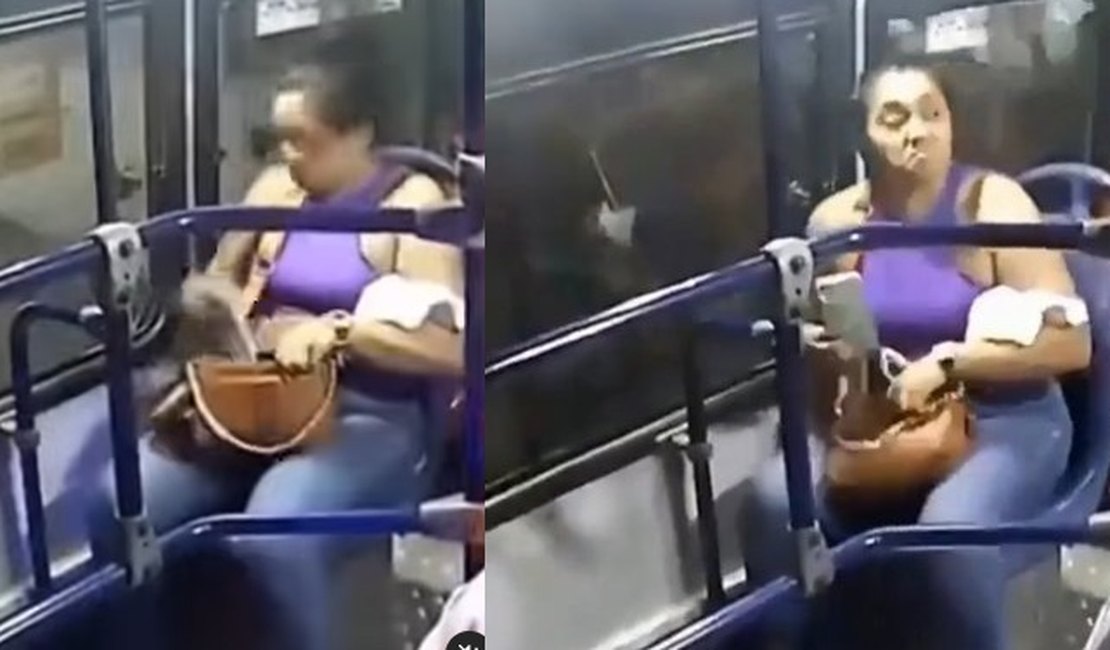 Vídeo. Mulher esconde celular novo, entrega ‘o do ladrão’ e debocha após sofrer assalto