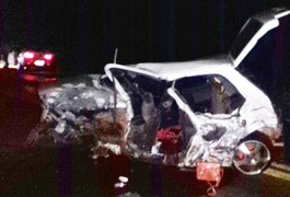 Um homem e uma criança de três meses morrem em acidente na BR-423