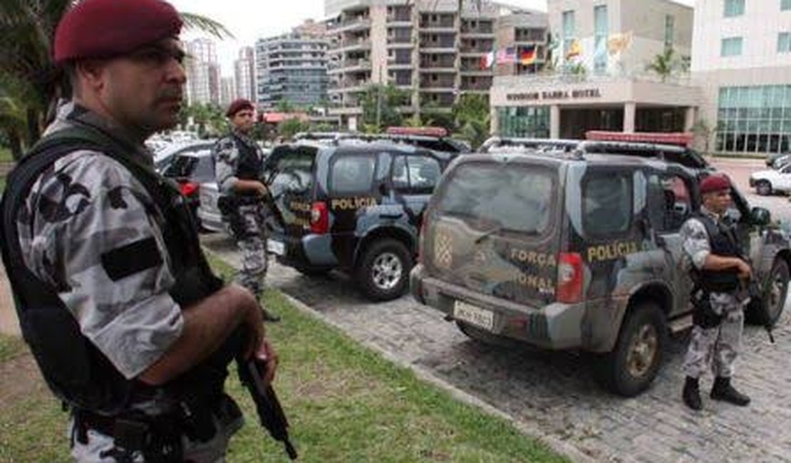Militares da Força Nacional deixam Alagoas para atuar nas Olimpíadas no Rio