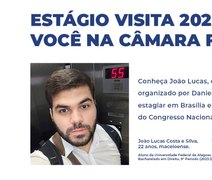 Estudante de Direito é selecionado para estágio-visita em processo seletivo aberto por Daniel Barbosa