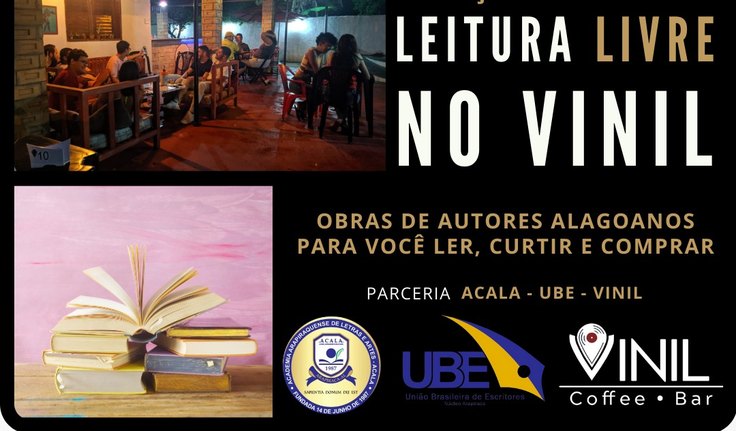 Inauguração do espaço de Leitura Livre no Vinil Coffee Bar acontece neste sábado (15)