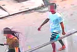 Câmeras de segurança registram assalto no bairro Tabuleiro do Martins