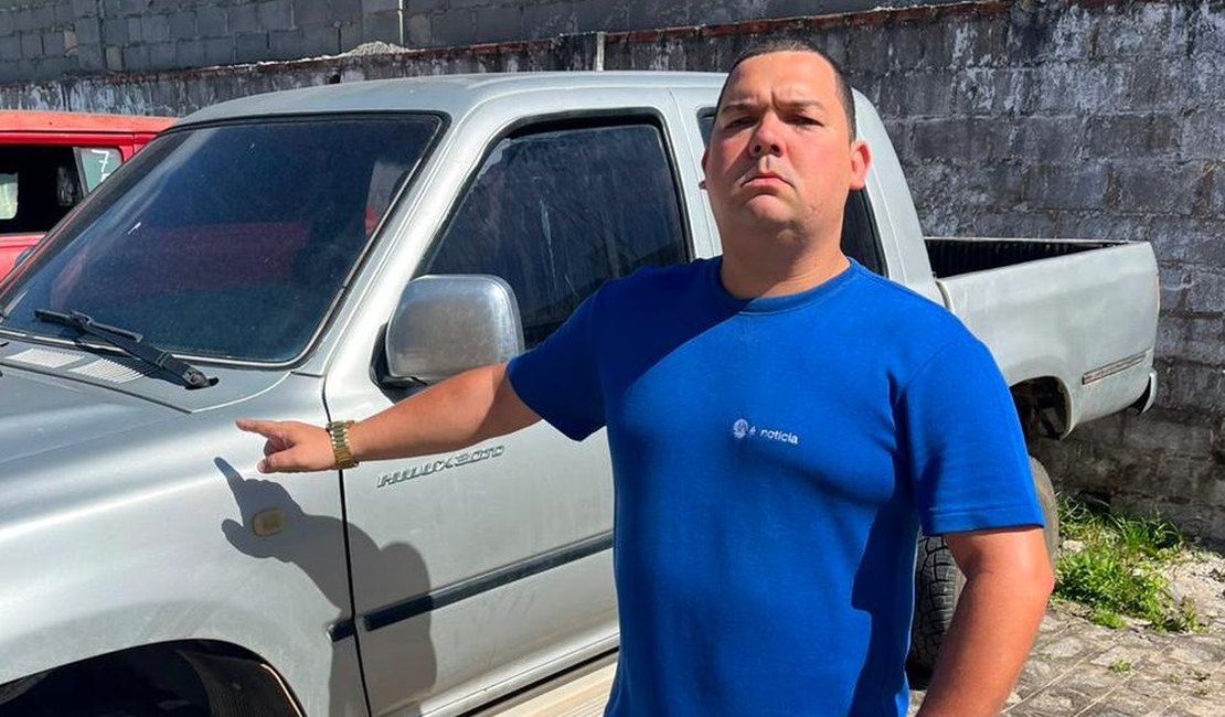 Repórter policial ajuda a localizar Hilux furtada e veículo é recuperado pela Oplit em Maceió