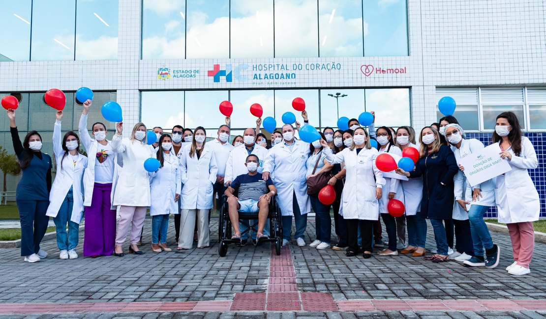 Segundo paciente submetido a transplante renal no Hospital do Coração Alagoano recebe alta