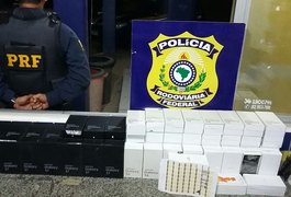 PRF apreende mais de 100 celulares falsificados na BR 101