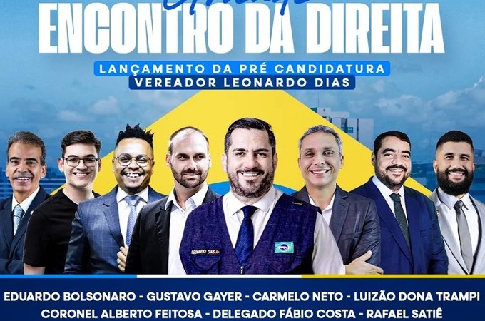 Leonardo Dias promete presença de Eduardo Bolsonaro em lançamento de sua pré-candidatura em Maceió