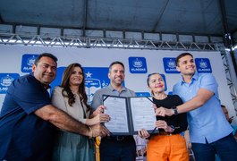 Governador Paulo Dantas inaugura Centro de Saúde e entrega 1ª etapa do Minha Cidade Linda em Belém (AL)