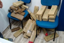 Polícia apreende cerca de 57 quilos de maconha destinados à Arapiraca