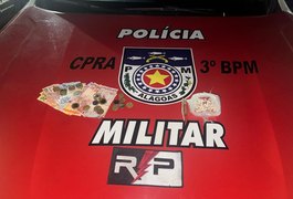 Jovem de 23 anos é preso por tráfico de drogas no Manoel Teles, em Arapiraca