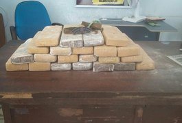 Taxista é detido com mais de 22kg de maconha prensada em Arapiraca