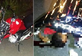 Condutor morre e outro fica ferido após motos atropelarem cavalo na BR-104