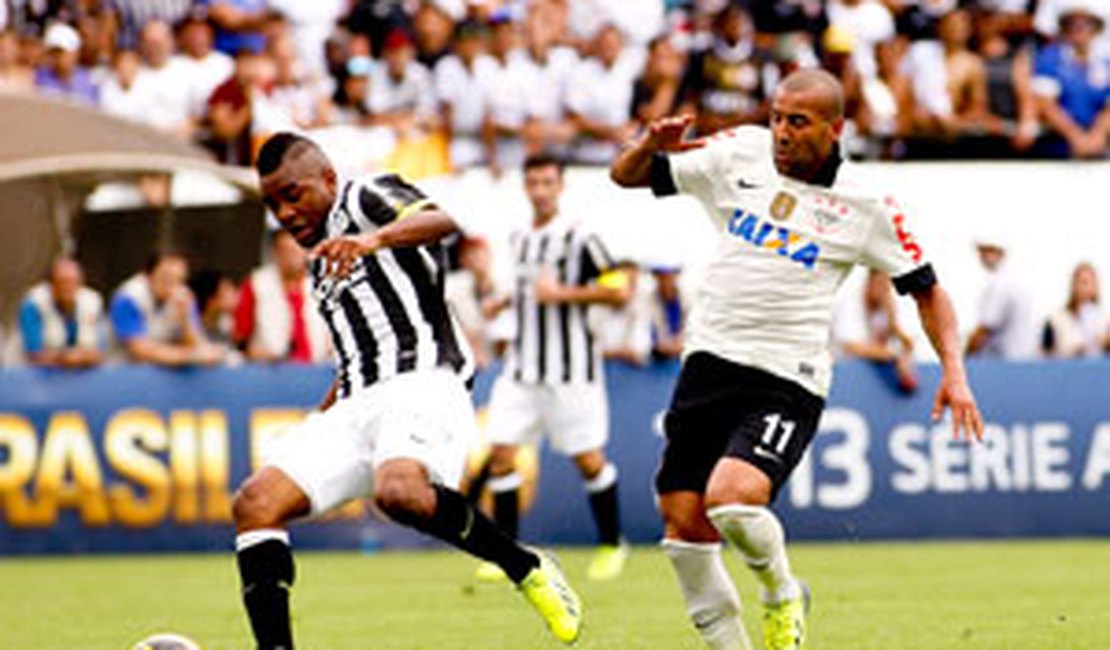 Corinthians sai na frente, mas empata clássico contra Santos