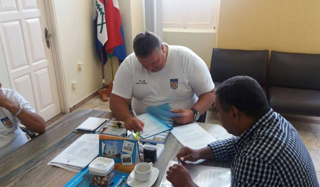 Presidente da ACS/AL se reúne com Comando da PM para tratar das promoções