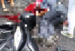 Motociclista morre após colidir contra um caminhão, em Maceió
