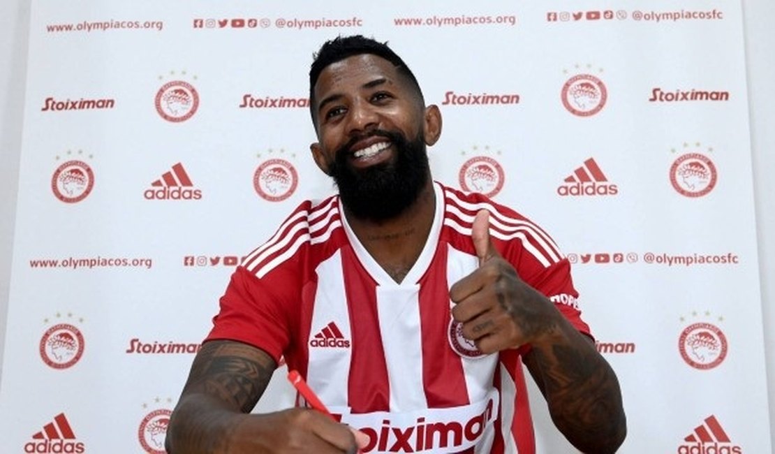 Ex-Flamengo, Rodinei é anunciado pelo Olympiacos, da Grécia