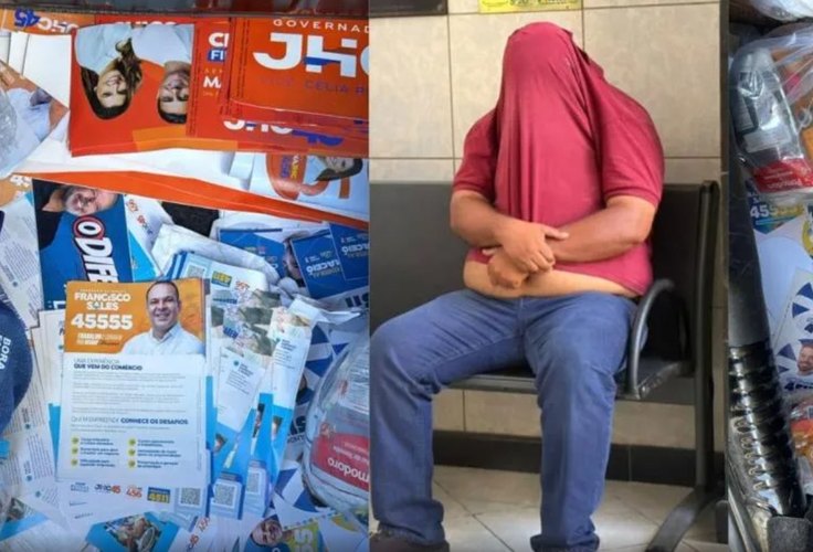 Homem é preso suspeito de compra de votos durante distribuição de cestas básicas, em Maceió