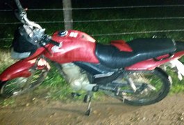 Polícia Militar recupera motocicleta roubada na zona rural de Feira Grande