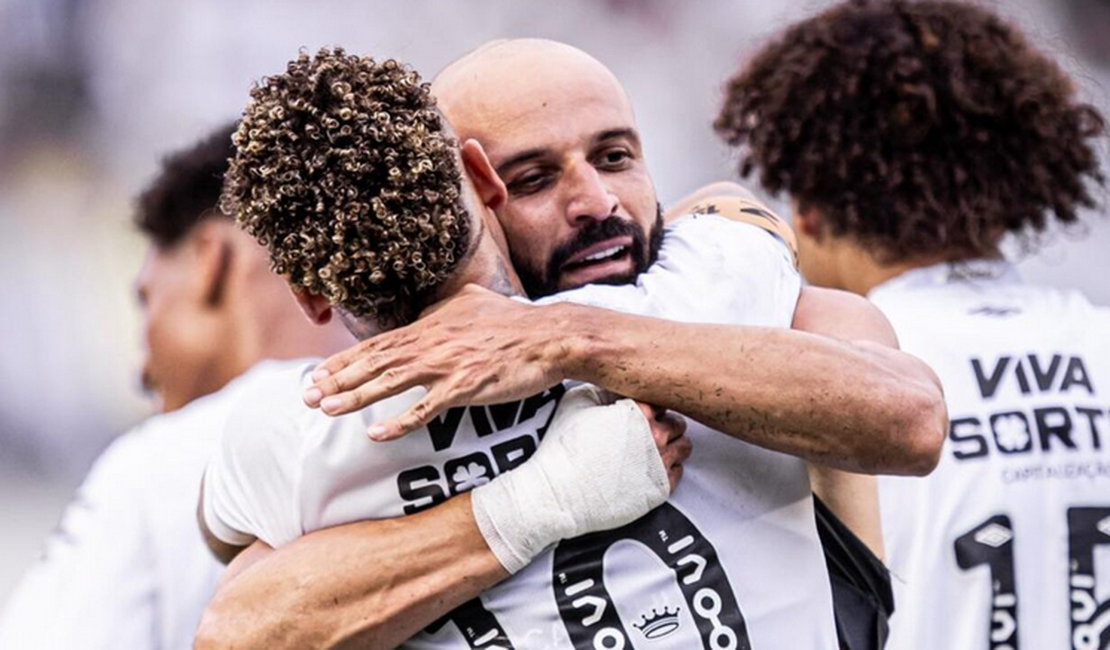 Santos vence o Cruzeiro por 3 a 0 e garante vaga na Sul-Americana