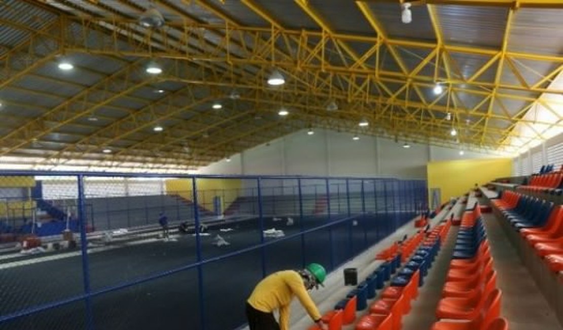 Governo vai entregar um dos mais modernos ginásios de esportes do Nordeste em Arapiraca