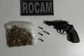 ROCAM do 3º BPM apreende arma e droga durante patrulhamento no bairro Massaranduba
