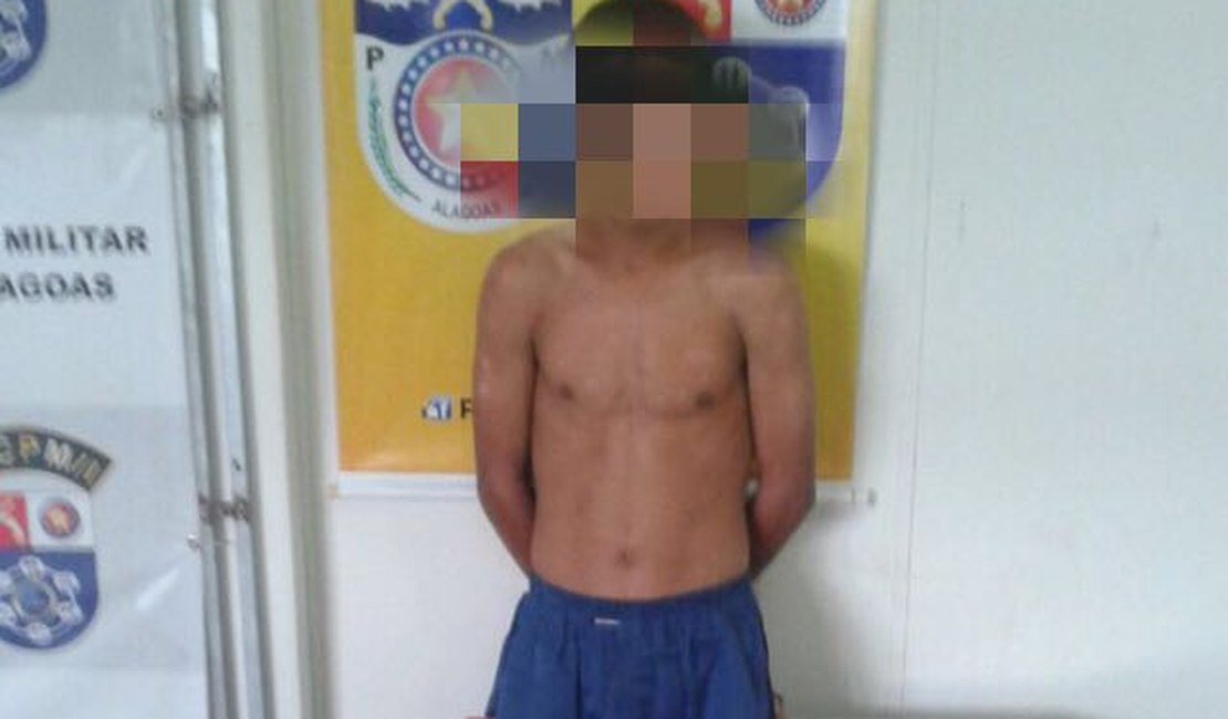 Adolescente é apreendido com drogas em São Miguel dos Campos