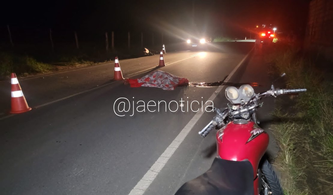 Motociclista morre após colidir moto em cavalo na rodovia AL-115, em Girau do Ponciano