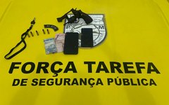 5º Batalhão recupera moto roubada e prende homem com arma de fogo, em Maceió