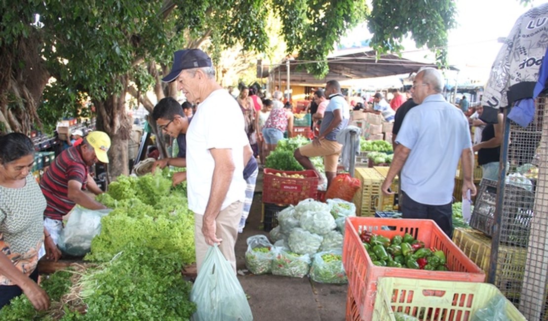 Feira Livre de Arapiraca será adiada para a terça-feira