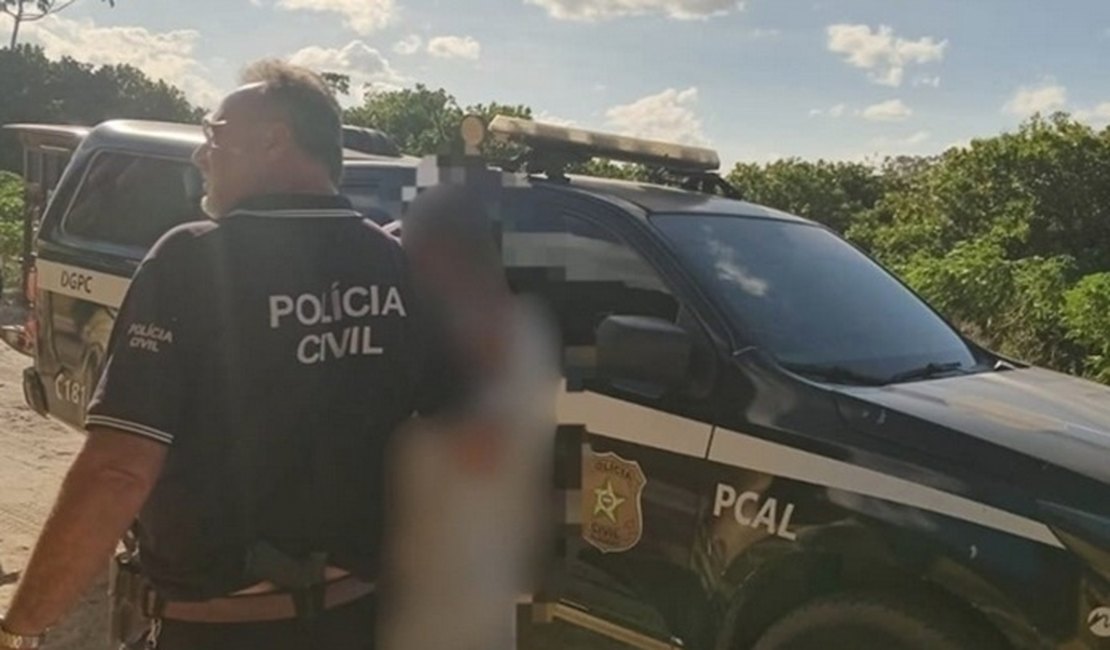 Polícia Civil prende foragido condenado a mais de 32 anos por estupro de vulnerável em Teotônio Vilela
