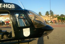 Helicóptero de Arapiraca pode ser acionado pelo 190, afirma comandante da base aérea