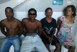 Operação prende quatro pessoas e apreende armas e drogas em Penedo