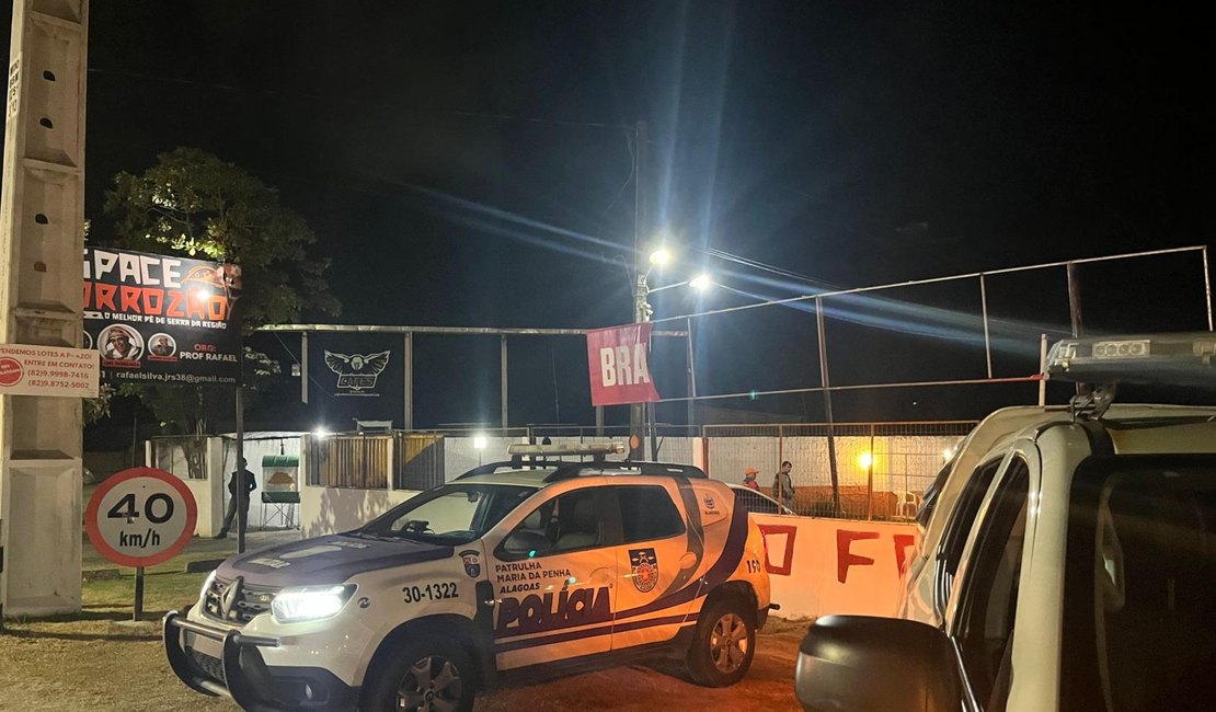 Polícia Militar e Corpo de Bombeiros fiscalizam casas de evento em Marechal Deodoro