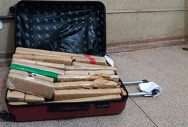 Alagoana é presa em terminal rodoviário do MS com quase 40 kg de maconha