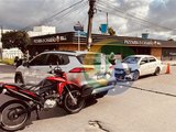 Colisão envolvendo quatro veículos no Baixão deixa dois motociclistas feridos