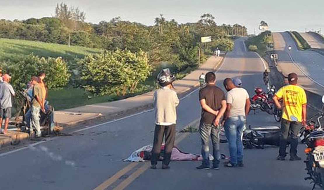 Colisão entre carroça de burro e moto resulta em homem morto em Teotônio Vilela