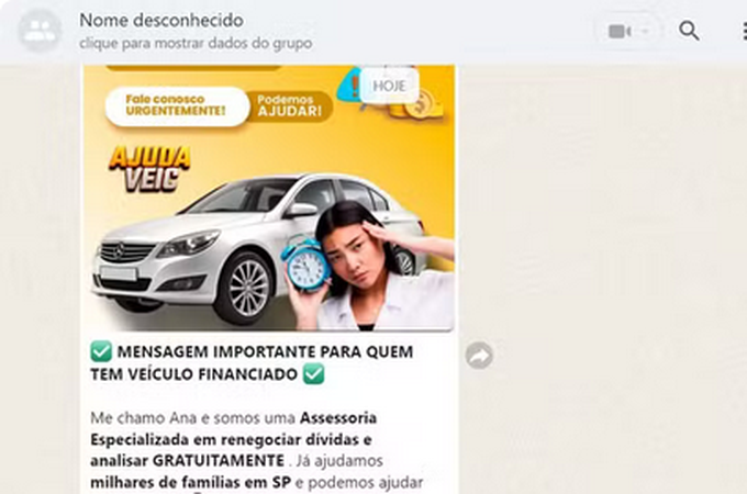 Números desconhecidos no WhatsApp adicionam usuários a grupos de propaganda sem autorização