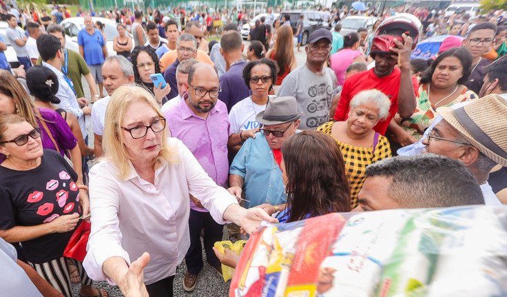 Secretaria de Assistência distribui 4.600 cestas básicas para moradores das regiões afetadas pela mineração