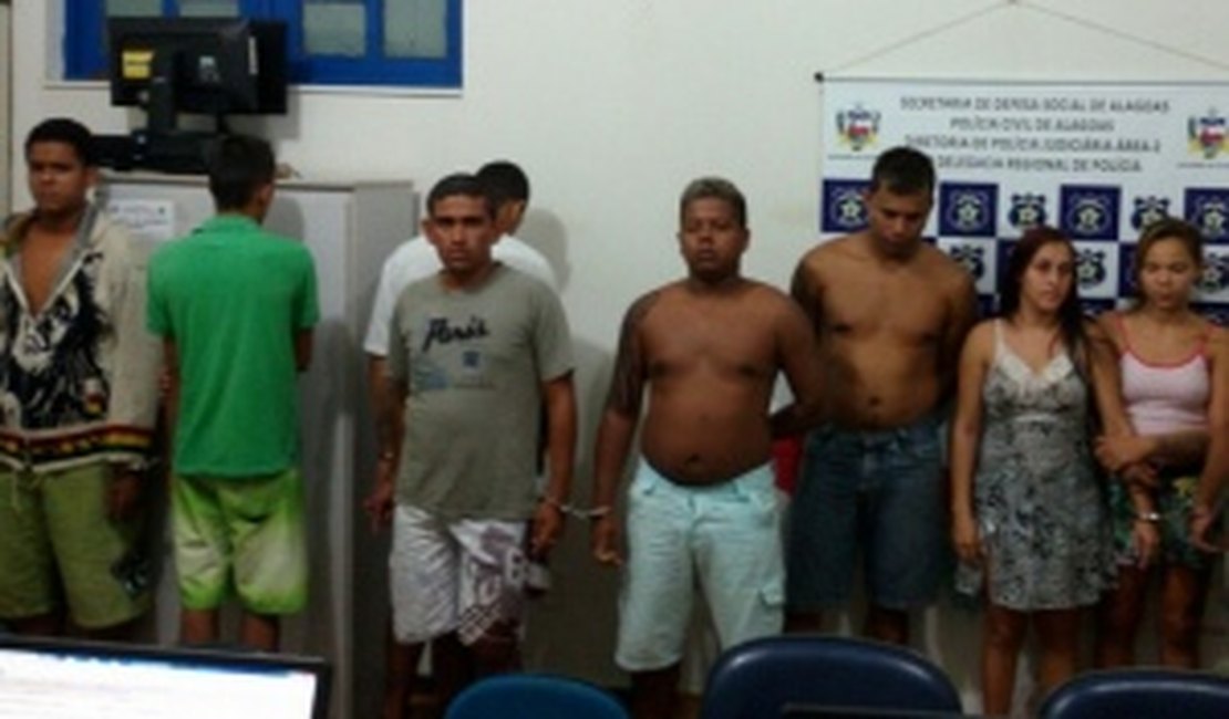 Operação deflagrada em Arapiraca e Penedo prende 28 suspeitos