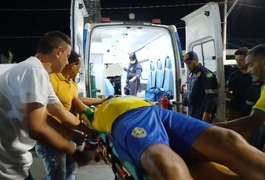 Júnior Baiano, ex-zagueiro da Seleção Brasileira, passa mal durante evento e é socorrido, em Girau do Ponciano