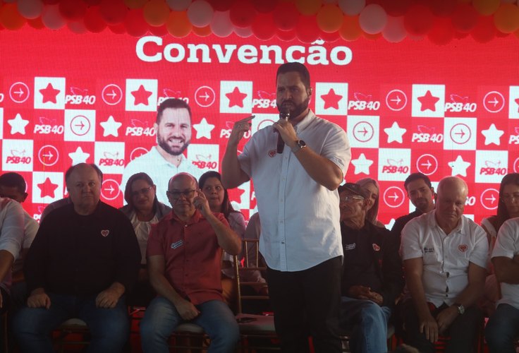 Convenção do PSB lança Maurício Tavares como candidato a prefeito de São Sebastião; assista