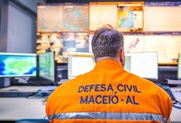 Defesa Civil de Maceió alerta para possibilidade de chuvas significativas na sexta-feira (17)