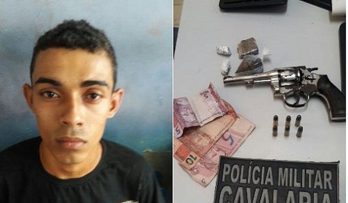 PM captura jovens com arma de fogo e drogas no Parque Ceci Cunha