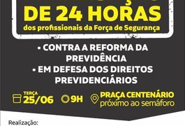 Policiais Civis participam de paralisação de 24h dos profissionais das Forças de Segurança