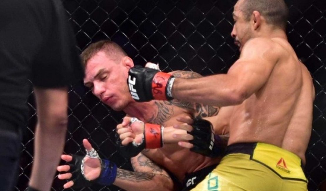 José Aldo atropela Renato Moicano no UFC Fortaleza
